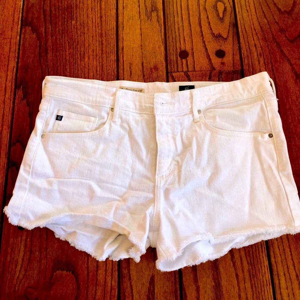 AG white Jean shorts